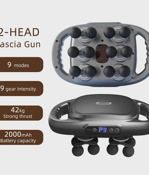 42-Kops Fascia Gun: Diepe Vibratiemassage voor Spierontspanning en Herstel