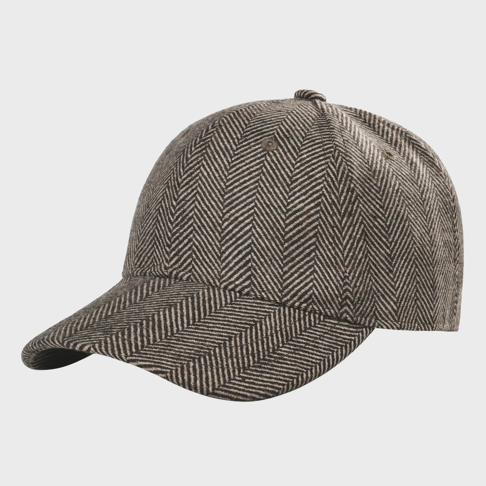 Herren Tweed Baseball Cap - Stijlvolle Wolmix Pet voor Heren