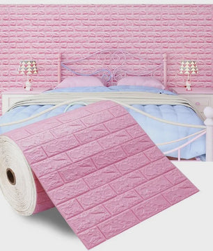 3D Baksteen Behang - Zelfklevend, Waterdicht & Makkelijk Aan te Brengen (70cm x 1m)