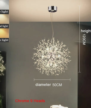 Moderne Bloemvormige LED Hanglamp - Sterrenhemel Effect voor Woonkamer & Eetkamer