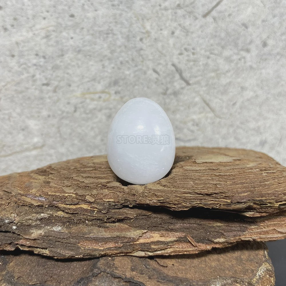 Natuurstenen Ei - Kleine Gepolijste Steen voor Meditatie, Stressverlichting & Decoratie