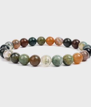 Natuurstenen Kralen Armband - Amethist, Aquamarijn, Jade & meer