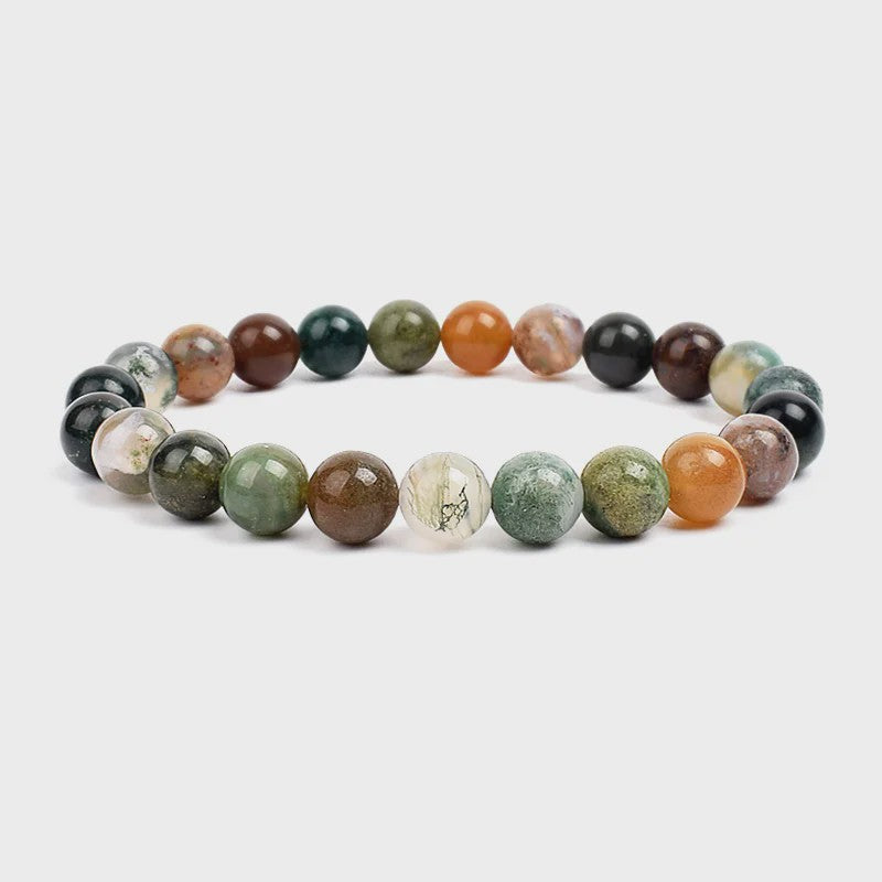 Natuurstenen Kralen Armband - Amethist, Aquamarijn, Jade & meer