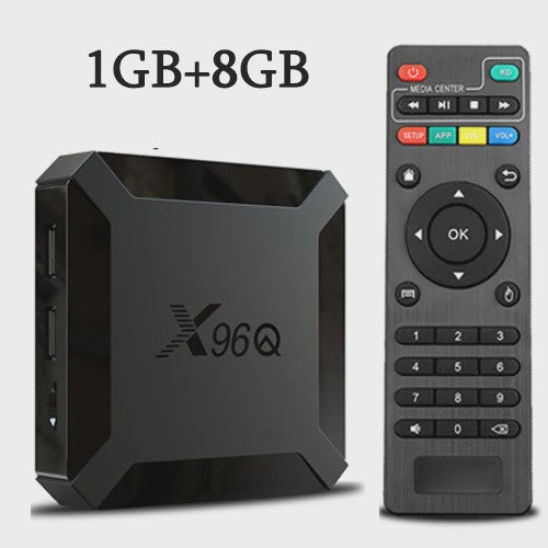 X96Q Android 10 Smart TV Box 4K Media Player - 2GB RAM, 16GB Opslag