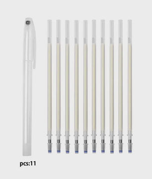 Set van 10 Hitte-uitwisbare Stoffen Markers - Perfect voor Naaien en Knutselen