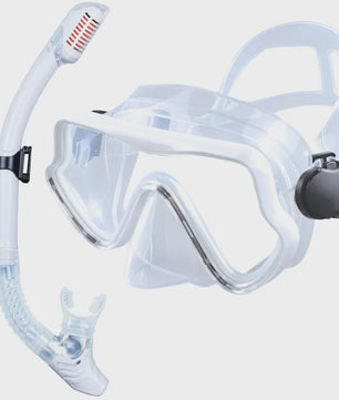 Professionele Duikbril en Snorkel Set voor Volwassenen - Panoramisch Zicht & Duurzaam Gehard Glas