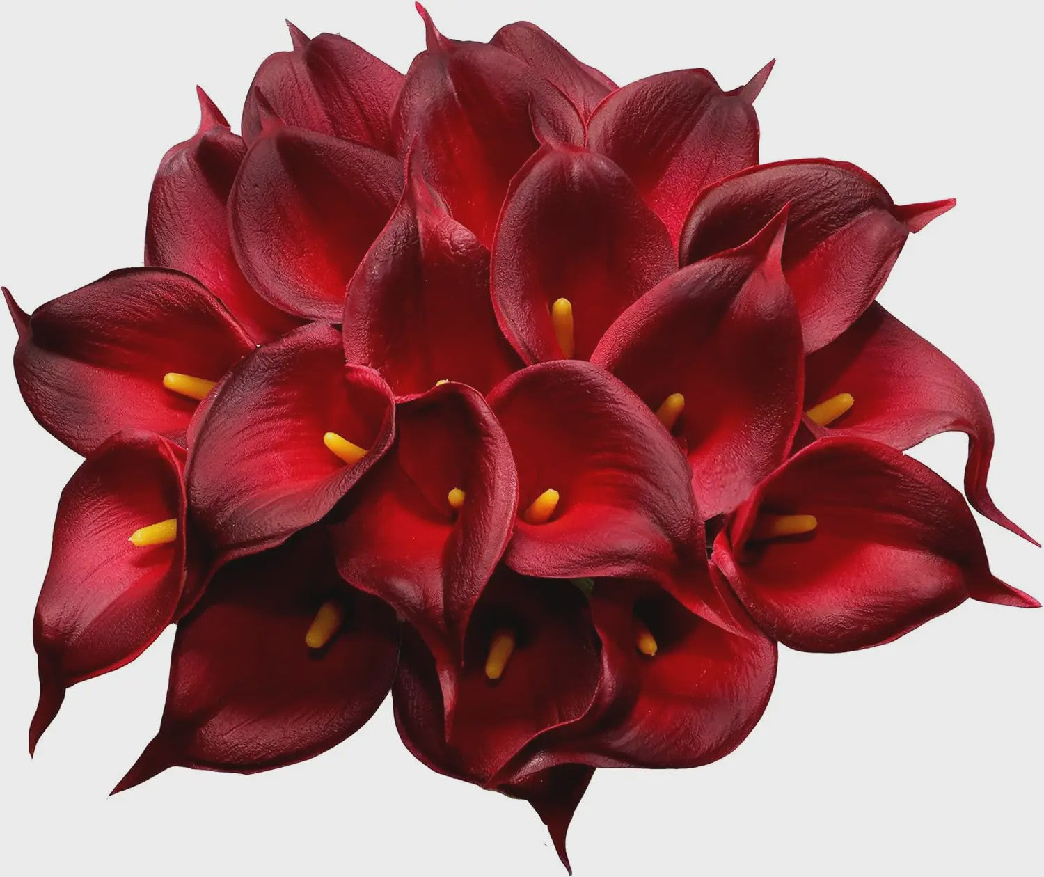 20x Kunstbloemen Calla Lelie - Real Touch Latex - Pure Wit