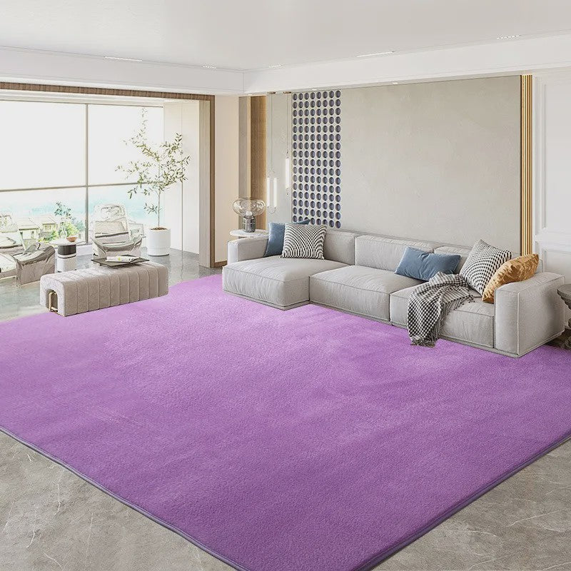Zacht Coral Fleece Vloerkleed Grijs - Comfortabel voor Woonkamer, Slaapkamer & Kinderkamer