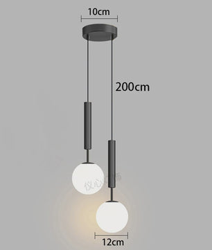 Moderne LED Hanglamp voor Slaapkamer en Nachtkastje - Stijlvolle Binnenverlichting