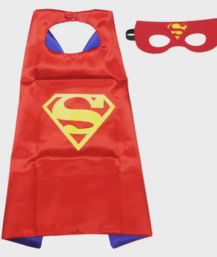 Superheld Cape en Masker Set - Kinderen Cosplay Verkleedkostuum
