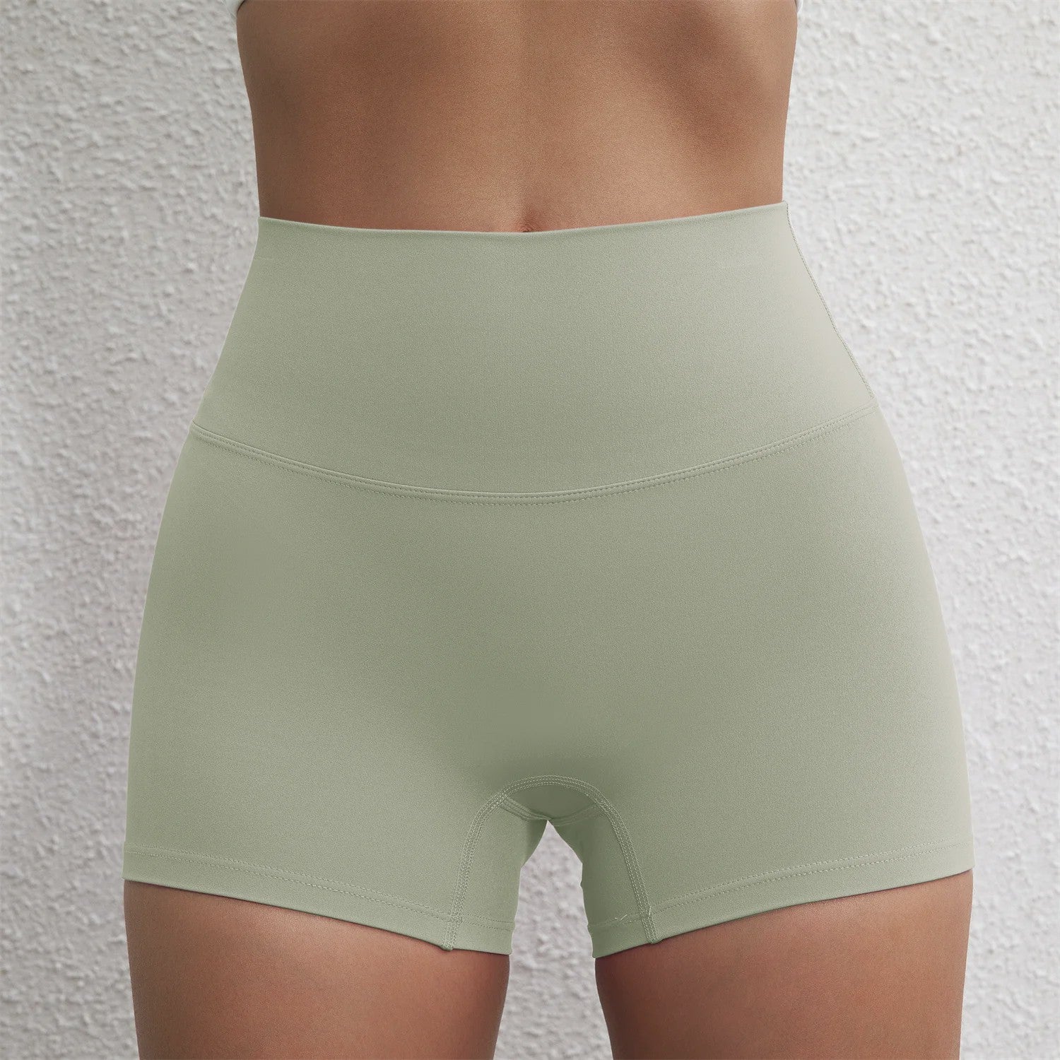 Hoge Taille Compressie Sportshorts voor Dames - Squat Proof & Zacht