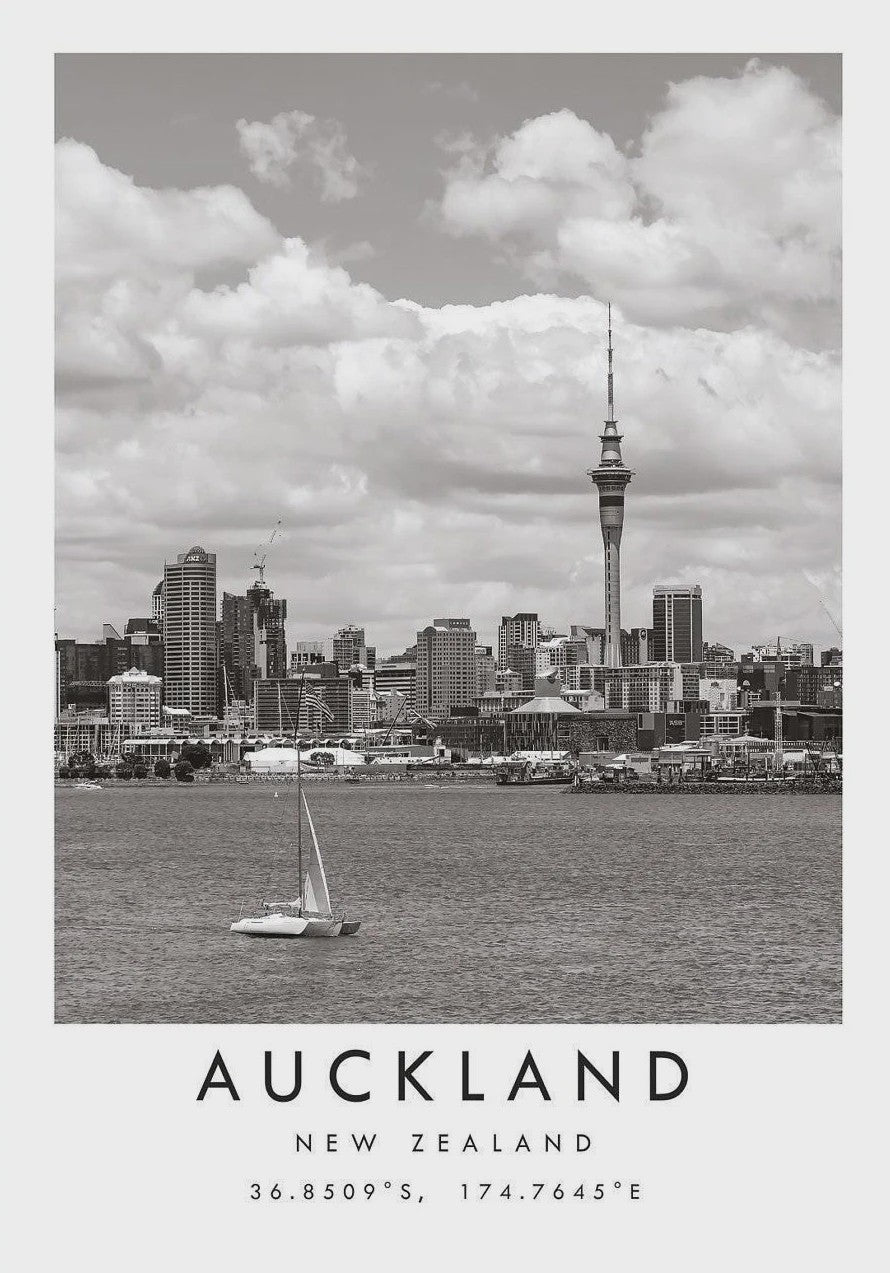 Minimalistische Poster Sydney Opera House - Canvas Wanddecoratie Australië & Nieuw-Zeeland
