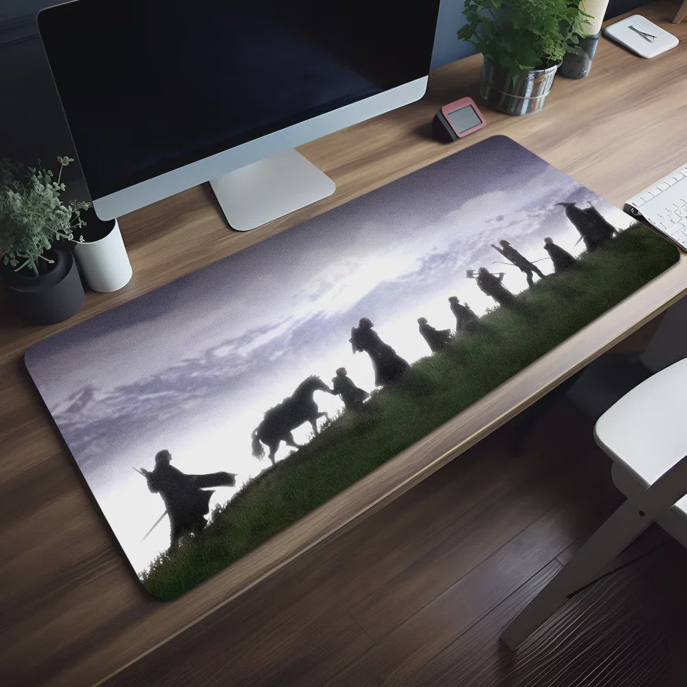 Lord of the Rings Midden-Aarde Kaart Muismat - Extra Groot, Antislip & Dik