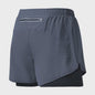 Heren Sportshorts Dubbellaags - Sneldrogend & Comfortabel voor Fitness en Hardlopen