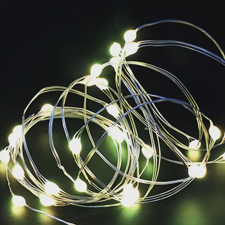Set van 10x LED Koperdraad Lichtjes - 1m tot 5m - Sfeerverlichting voor Feest, Bruiloft, Kerst & Decoratie