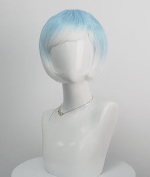 Stijlvolle Gradient Bob Pruik met Pony - Synthetisch Haar voor Cosplay & Feest