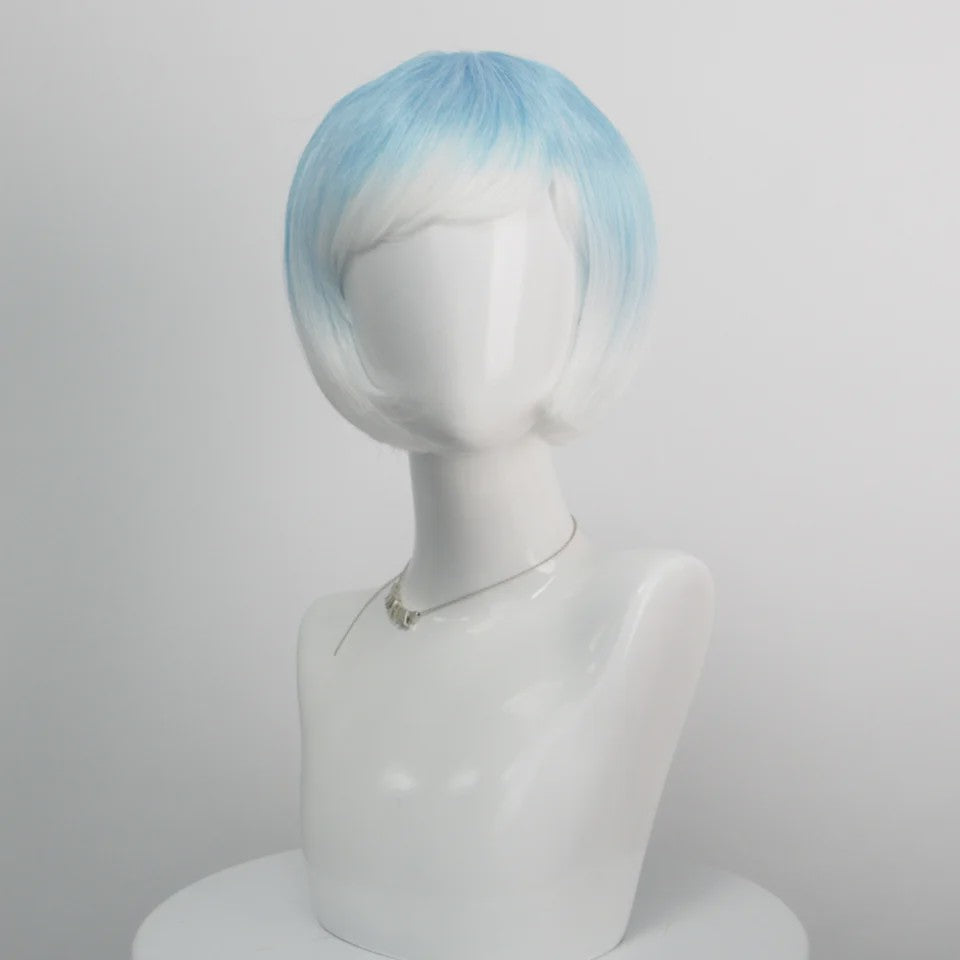 Stijlvolle Gradient Bob Pruik met Pony - Synthetisch Haar voor Cosplay & Feest