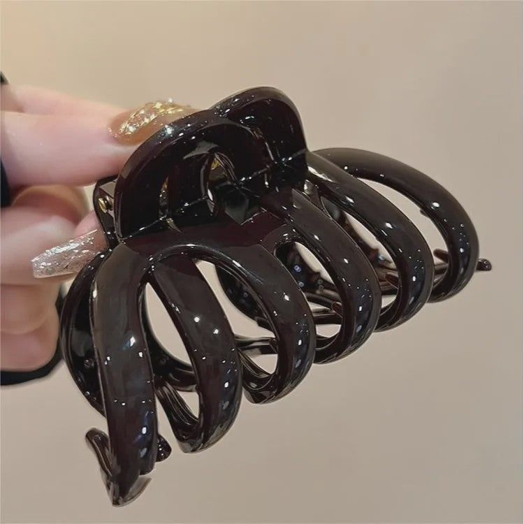 Minimalistische Geometrische Haarclip - Acryl Vierkante Klip