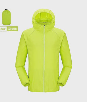 Unisex Winddichte & Waterdichte Outdoor Jas - Sneldrogend & UV-beschermend