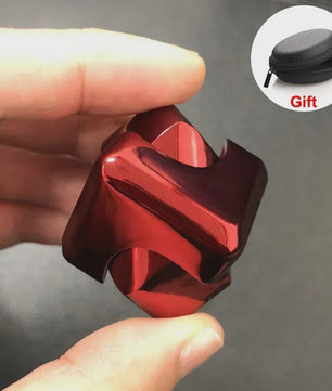 Alloy Cube Spinner Fidget Toy: Anti-Stress, Focus & Draagbaar Speelgoed