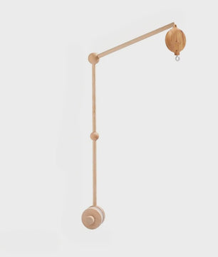 Houten Muziekdoosje Baby Mobiel - Draaiend & Kalmerende Melodieën voor de Babykamer