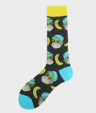 Unisex Happy Socks met Vrolijke Ontwerpen: Dinosaurus, Alien, Haai & Meer