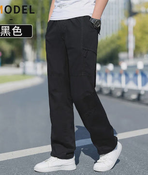 Herfst/Lente Heren Cargo Werkbroek Katoen - Casual Jogger & Klimbroek - Grote Maten tot 6XL