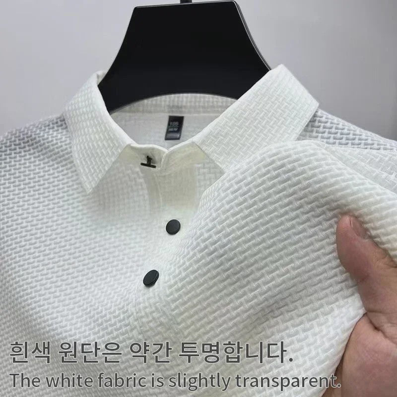 Heren Poloshirt van IJzige Zijde - Ademend & Modieus Zomer T-shirt tot 6XL
