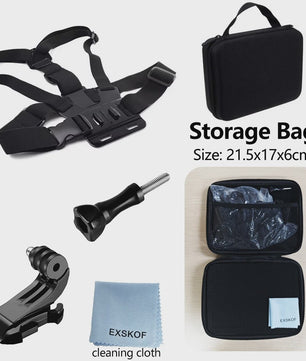 Verstelbare Borstband Mount Harness voor GoPro & Actiecamera's