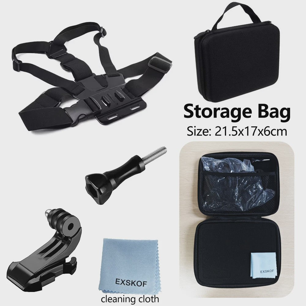 Verstelbare Borstband Mount Harness voor GoPro & Actiecamera's