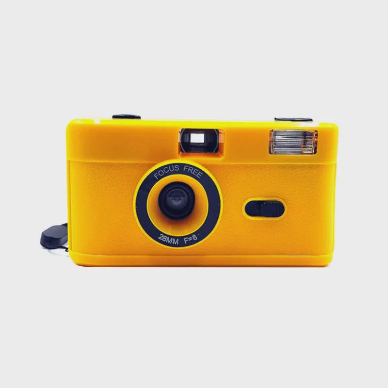Retro 35mm Filmcamera met Ingebouwde Flits - Herbruikbaar en Stijlvol