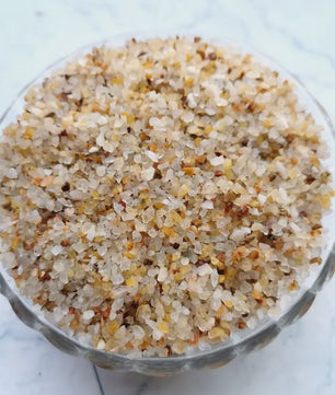 Natuurlijk Kristal Zand 500g - Bodemsubstraat voor Aquarium, Terrarium & Decoratie
