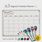 Flexibel Magnetisch Weekplanner Whiteboard A3 - Ideaal voor Koelkast & Kantoor
