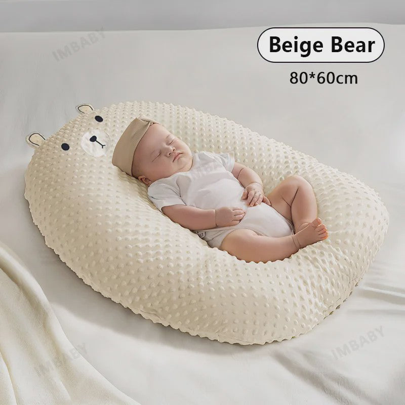 Ergonomisch Baby Voedingskussen - Ultra Zacht, Wasbaar & Rugondersteuning voor Comfortabel Voeden & Minder Spugen