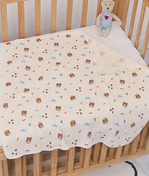 Zachte Muslin Swaddle Deken voor Baby's - Katoen, 80x80cm, met schattige prints