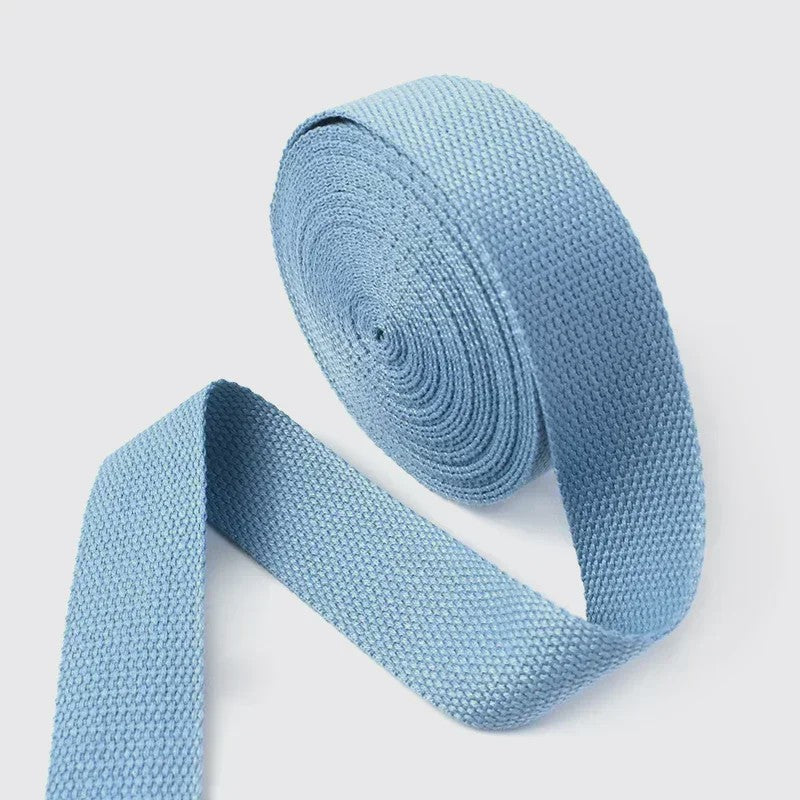4 Meter Katoenen Band - 1.3mm Dikke Webbing voor Tassen, Riemen & DIY Projecten (20-50mm Breed)