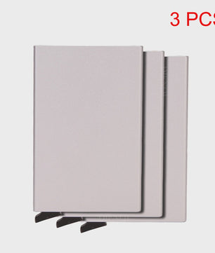 RFID Kaarthouder Portemonnee - Slank Metalen Pop-Up Wallet voor Heren & Dames
