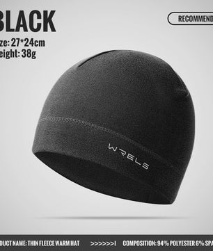 WRELS Winter Hardloopmuts voor Heren - Winddicht & Warm Fleece