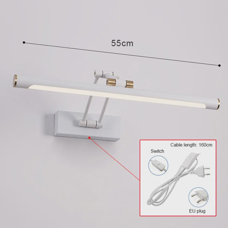 Moderne LED Spiegel Lamp - Wandlamp Badkamer/Slaapkamer - 43cm/58cm