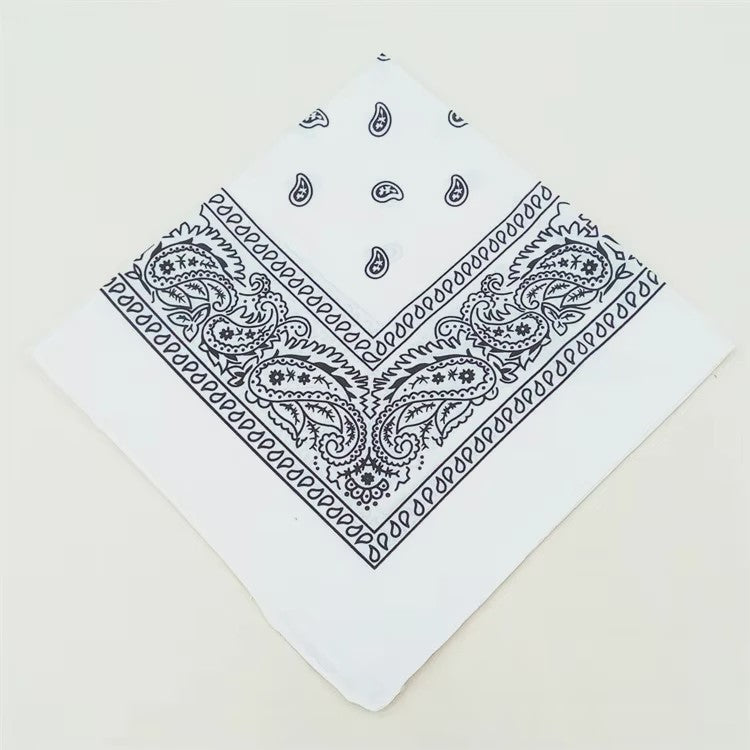 Modieuze Katoenen Bandana Sjaal 54x54cm - Paisley Print voor Dames & Heren