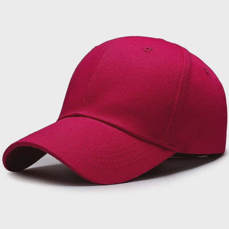 Uniseks Katoenen Baseball Cap met Verstelbare Metalen Gesp - Veel Kleuren