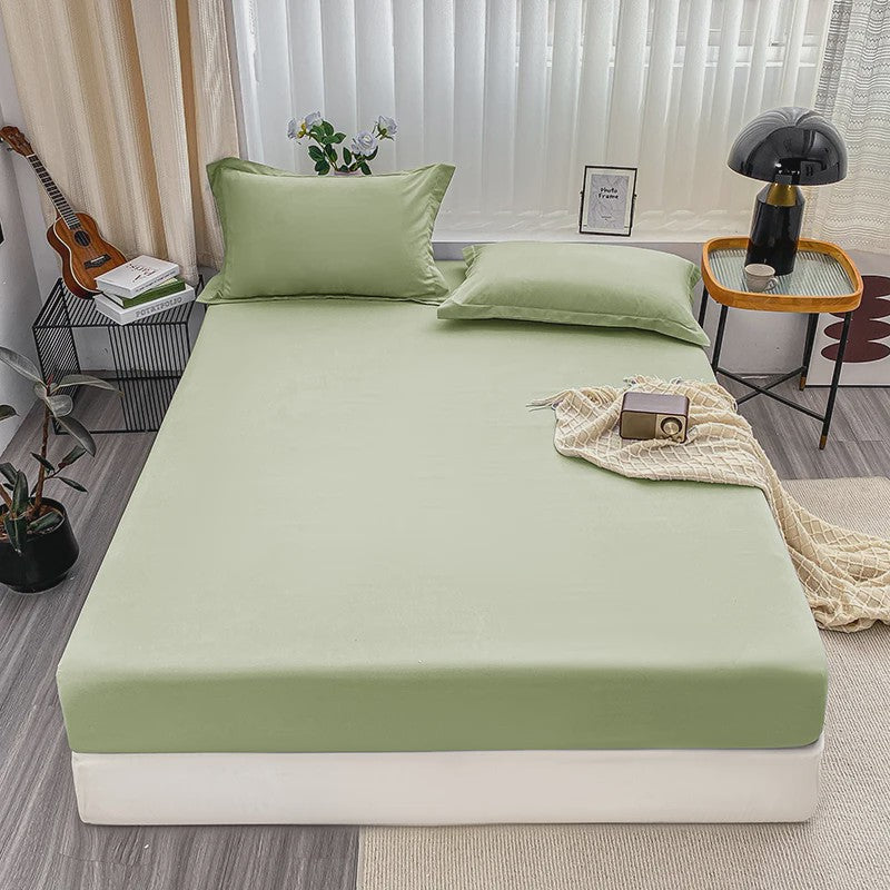 Hoeslaken met Elastische Band - Effen Kleur, Antislip & Verstelbaar voor Alle Bedden
