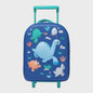 Kinder Koffer met 3D Dinosaurus en Trolleyfunctie - Schooltas & Reisbagage