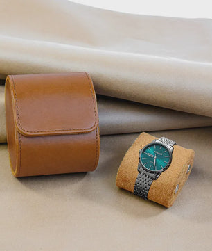 Reis Etui voor Horloges - Opbergrol voor 3 Horloges met Uitneembare Kussens
