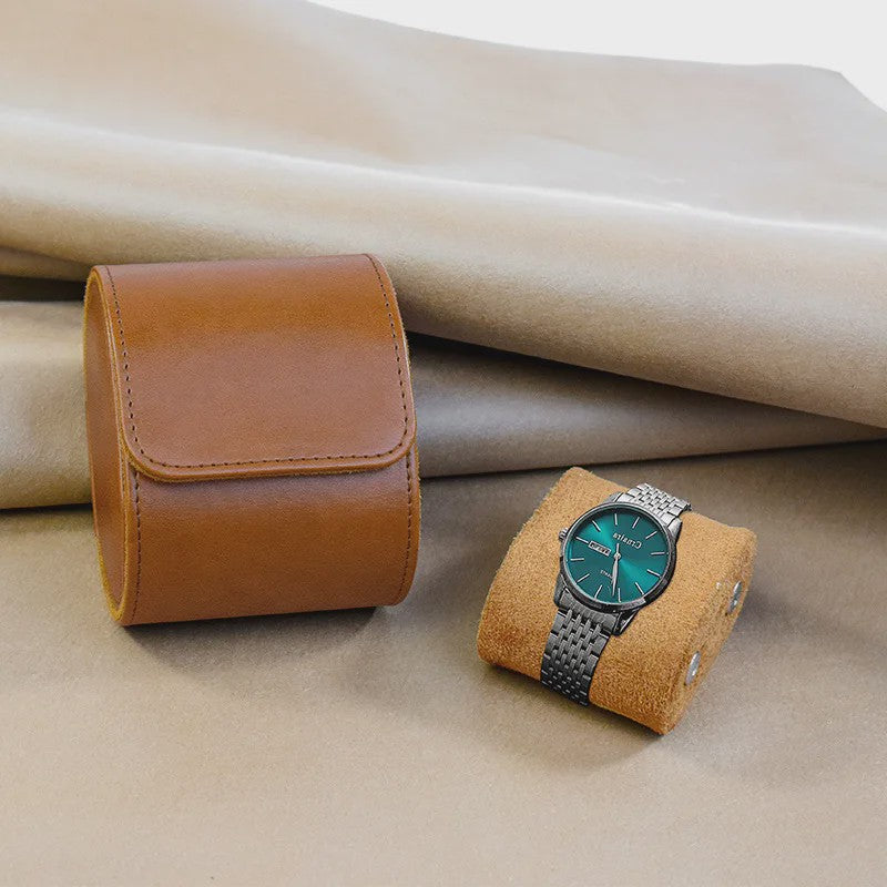 Reis Etui voor Horloges - Opbergrol voor 3 Horloges met Uitneembare Kussens