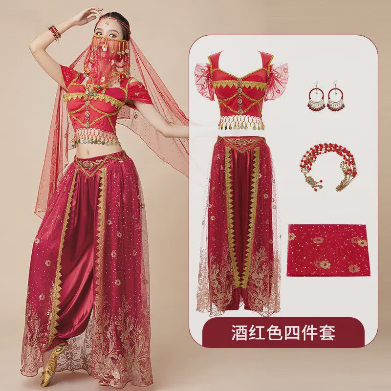 Prachtig Belly Dance Kostuum - Princess Stijl Outfit voor Dames | Dans, Feest & Halloween