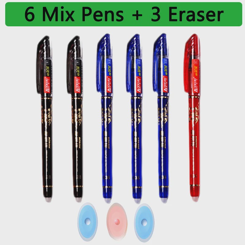 Set van 25 Kawaii Uitwisbare Gelpennen - Vloeiend Schrijven en Wissen voor School & Kantoor