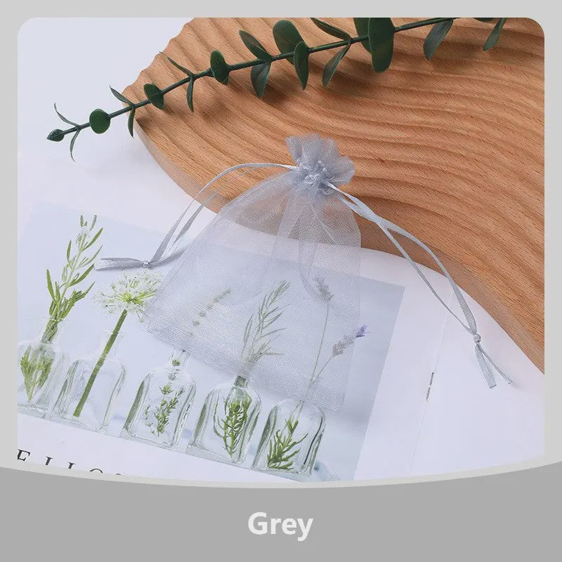 100x Organza Zakjes - Cadeau, Sieraden & Feest - Diverse Maten & Kleuren