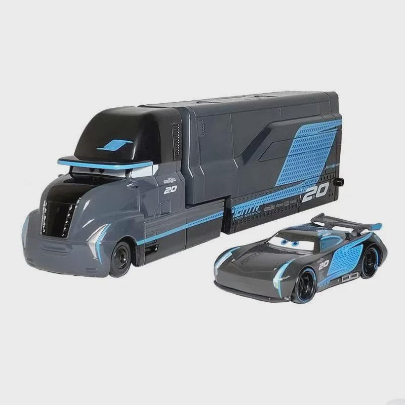 Cars Lightning McQueen Container Vrachtwagen Speelgoed - Alloy Diecast Model
