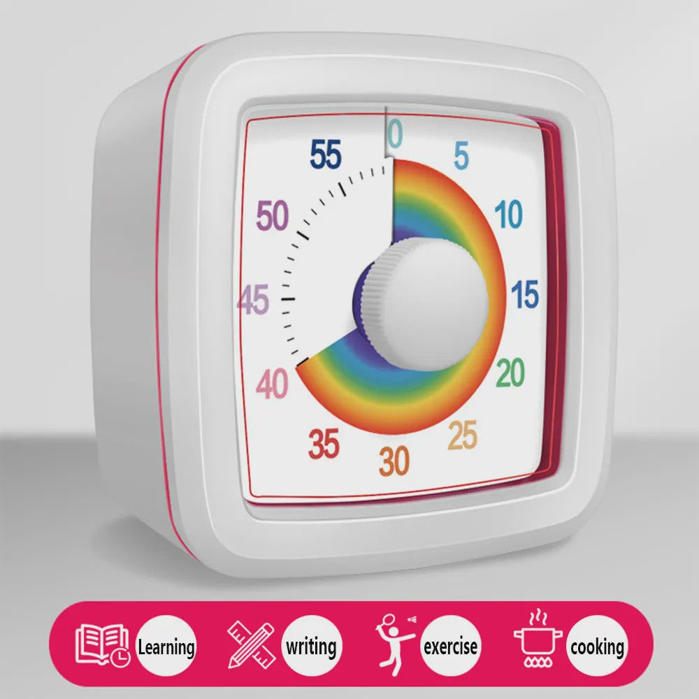 Visuele Timer 60 Minuten - Kinderen & Studenten - Zelfdiscipline & Tijdsmanagement